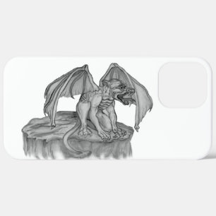 Golem Gargoyle black and white Design iPhone 12 Pro Max Case