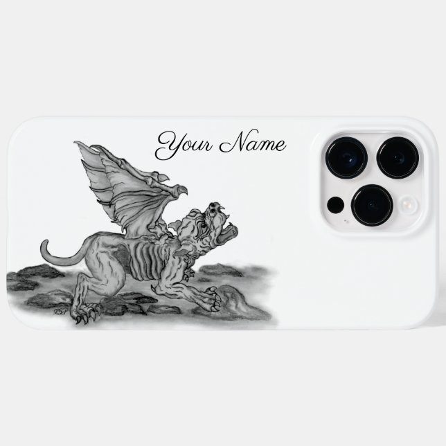 Golem Gargoyle Case-Mate iPhone Case (Back (Horizontal))