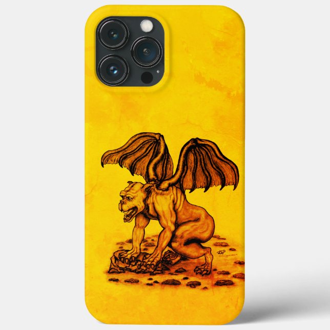 Golem Gargoyle Case-Mate iPhone Case (Back)