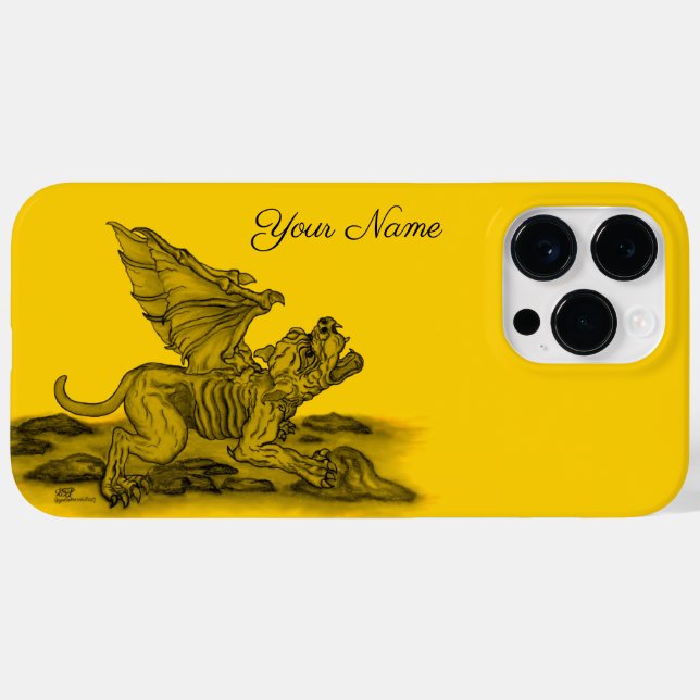Golem Gargoyle Case-Mate iPhone Case (Back (Horizontal))