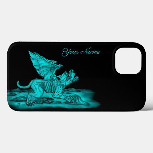 Golem Gargoyle Case-Mate iPhone Case (Back (Horizontal))