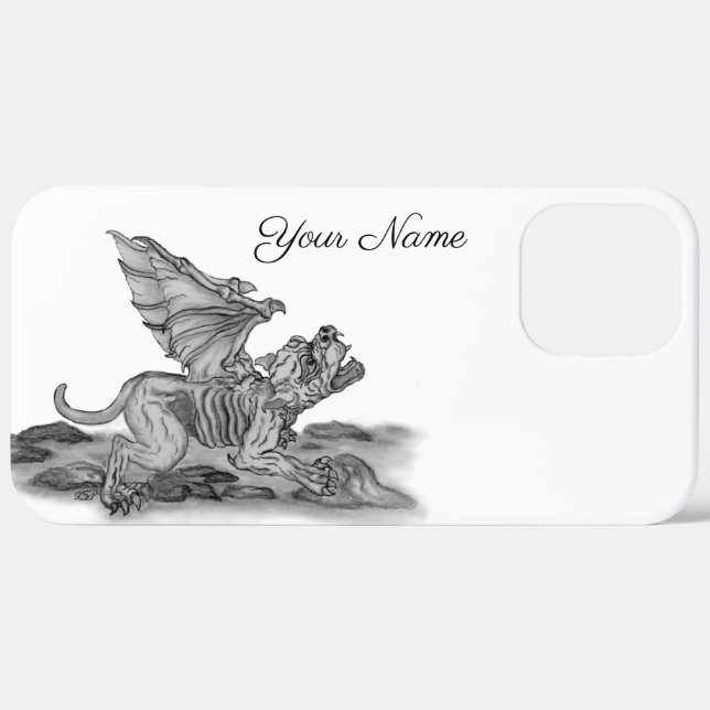 Golem Gargoyle Case-Mate iPhone Case (Back (Horizontal))