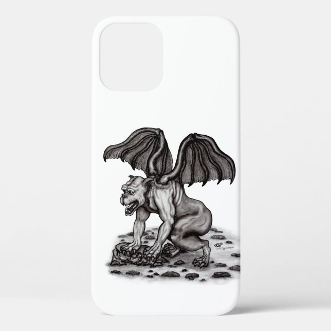 Golem Gargoyle Case-Mate iPhone Case (Back)