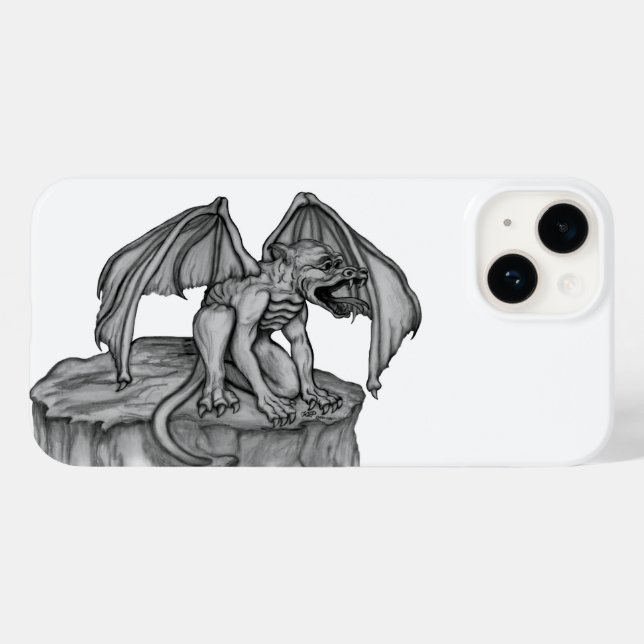 Golem Gargoyle Case-Mate iPhone Case (Back (Horizontal))