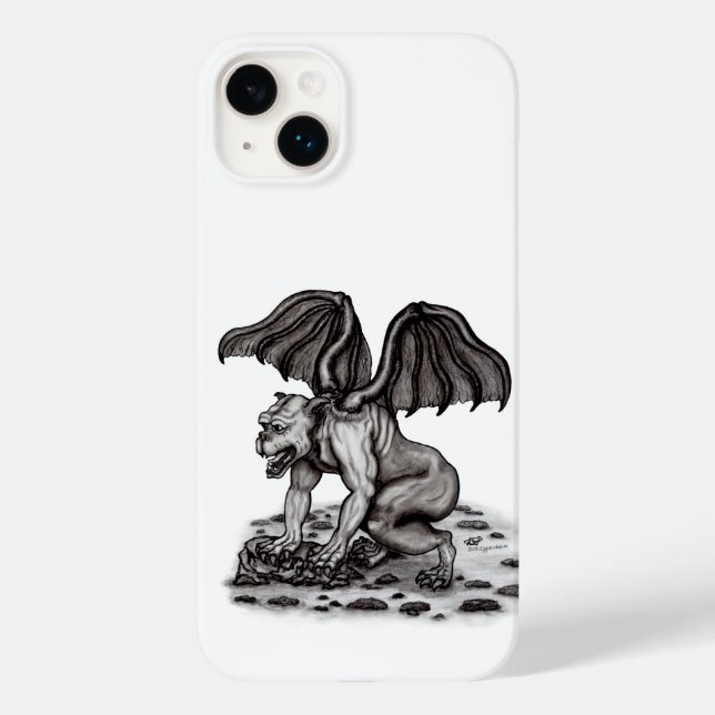 Golem Gargoyle Case-Mate iPhone Case (Back)