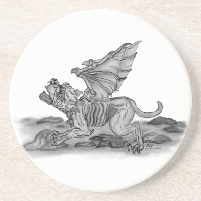 Golem Gargoyle Coaster (Front)