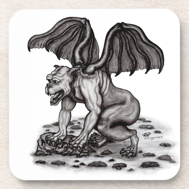 Golem Gargoyle Coaster (Front)