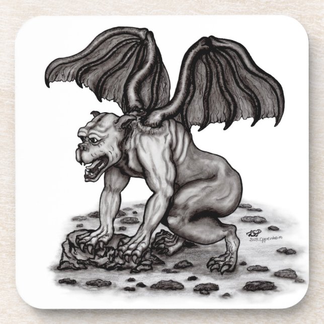 Golem Gargoyle Coaster (Front)