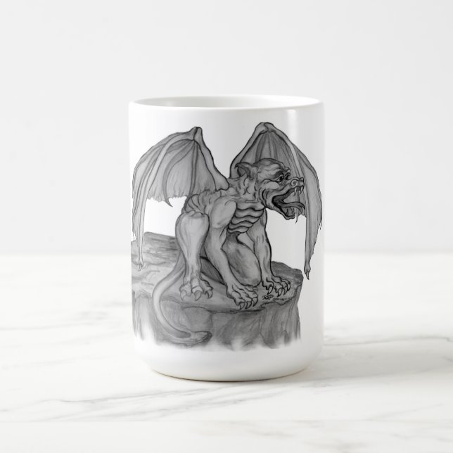 Golem Gargoyle Coffee Mug (Center)