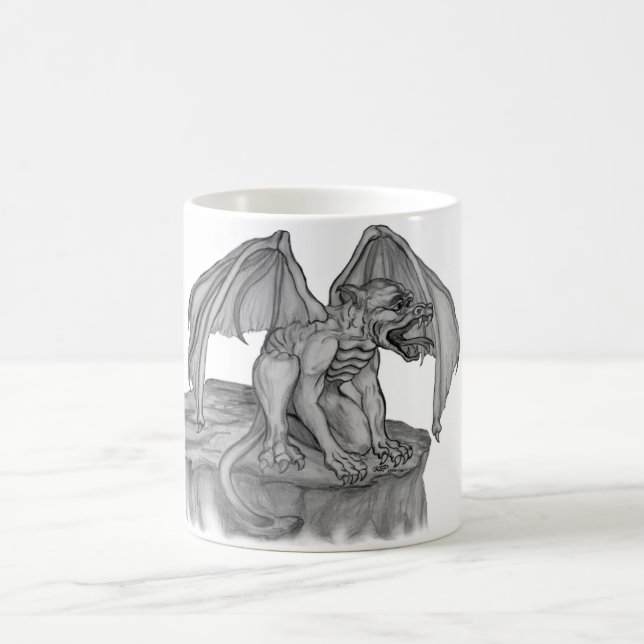 Golem Gargoyle Coffee Mug (Center)