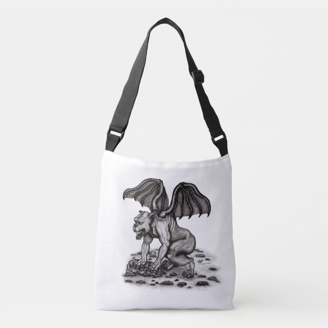 Golem Gargoyle Crossbody Bag (Front)