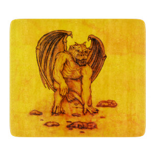 Golem Gargoyle Cutting Board