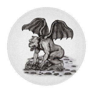 Golem Gargoyle Cutting Board
