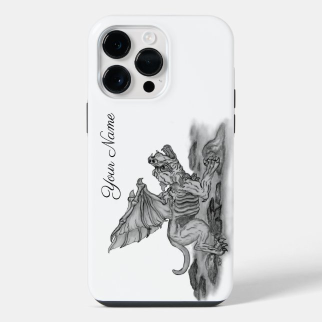 Golem Gargoyle iPhone Case (Back)