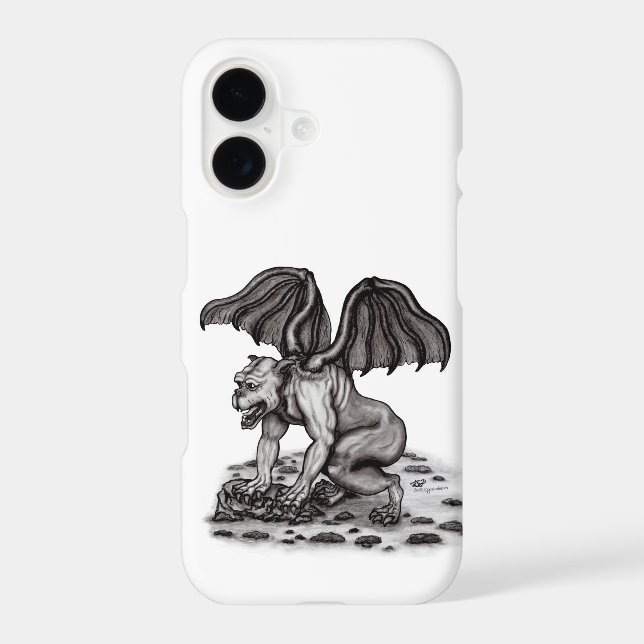 Golem Gargoyle iPhone Case (Back)