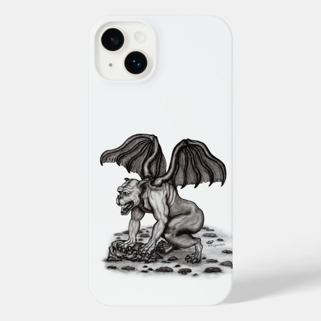 Golem Gargoyle iPhone Case (Back)