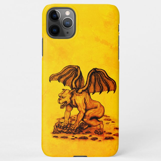 Golem Gargoyle iPhone Case (Back)