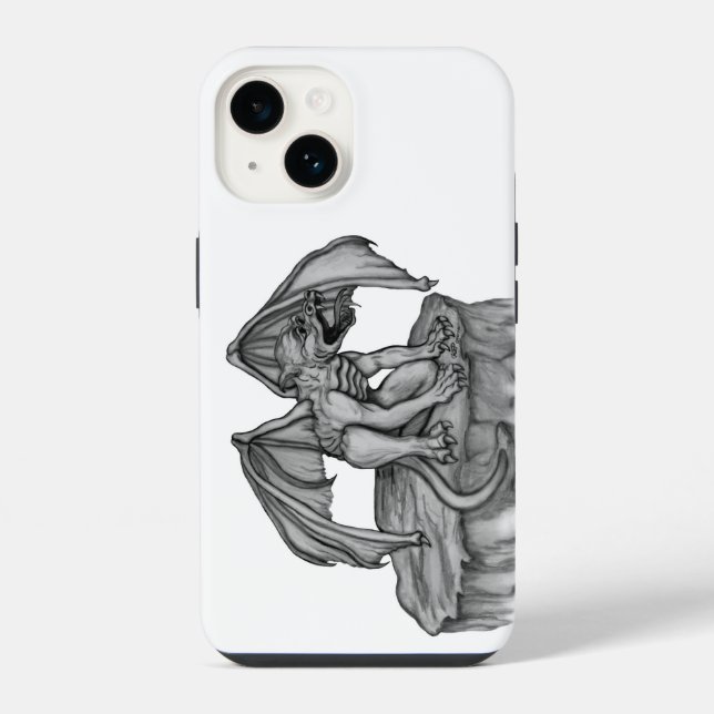 Golem Gargoyle iPhone Case (Back)