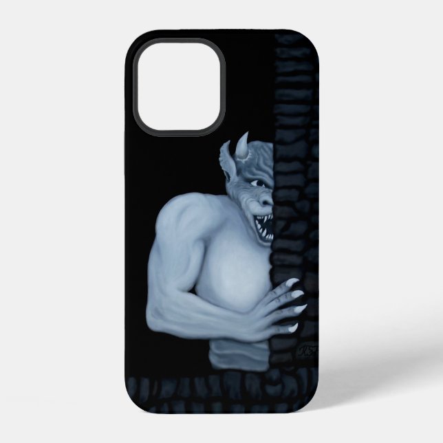 Golem Gargoyle iPhone Case (Back)