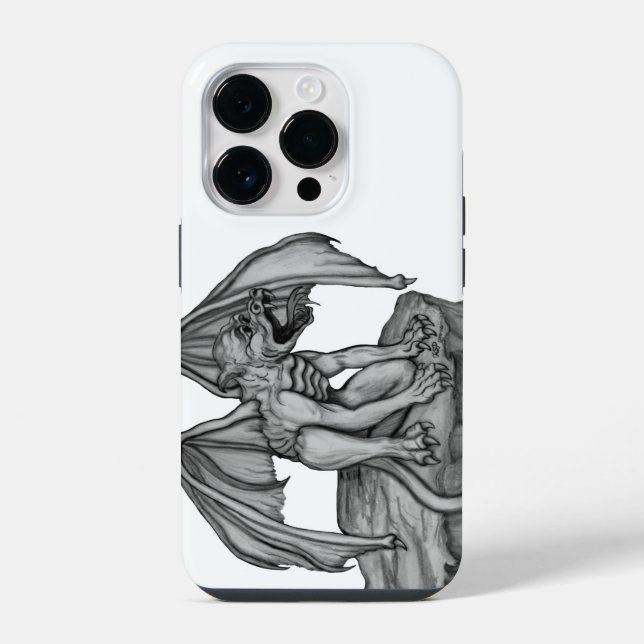 Golem Gargoyle iPhone Case (Back)