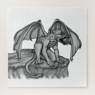 Golem Gargoyle Jigsaw Puzzle