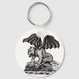 Golem Gargoyle Key Ring
