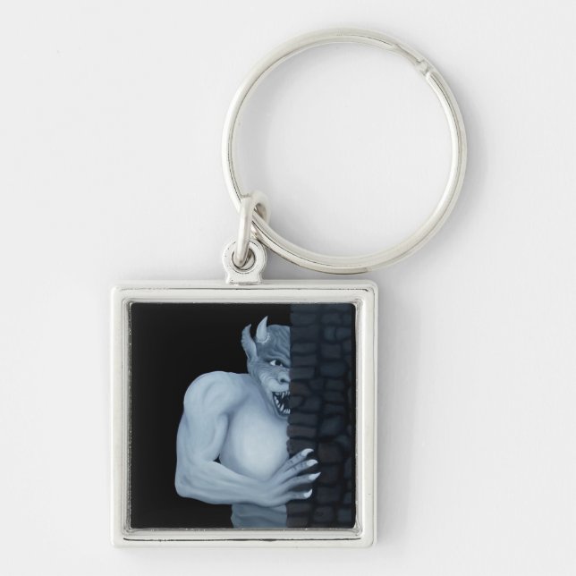 GOLEM - Gargoyle Key Ring (Front)
