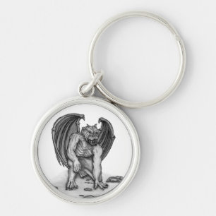Golem Gargoyle Key Ring