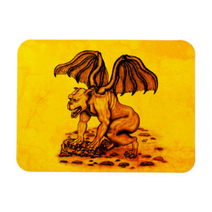 Golem Gargoyle Magnet