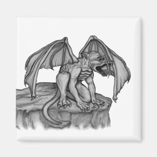 Golem Gargoyle Magnet