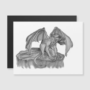 Golem Gargoyle Magnetic Invitation