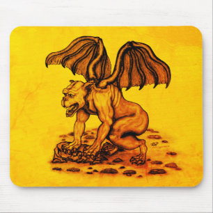 Golem Gargoyle Mouse Pad