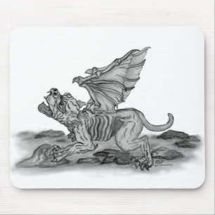 Golem Gargoyle Mouse Pad
