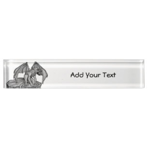 Golem Gargoyle Nameplate