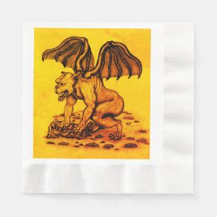 Golem Gargoyle Napkin