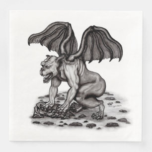 Golem Gargoyle Napkin