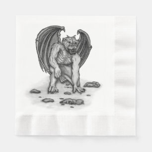 Golem Gargoyle Napkin