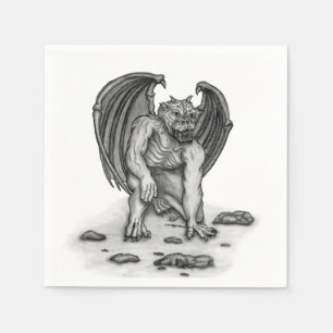 Golem Gargoyle Napkin