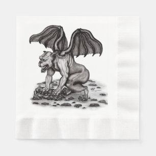 Golem Gargoyle Napkin