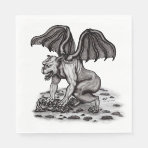 Golem Gargoyle Napkin