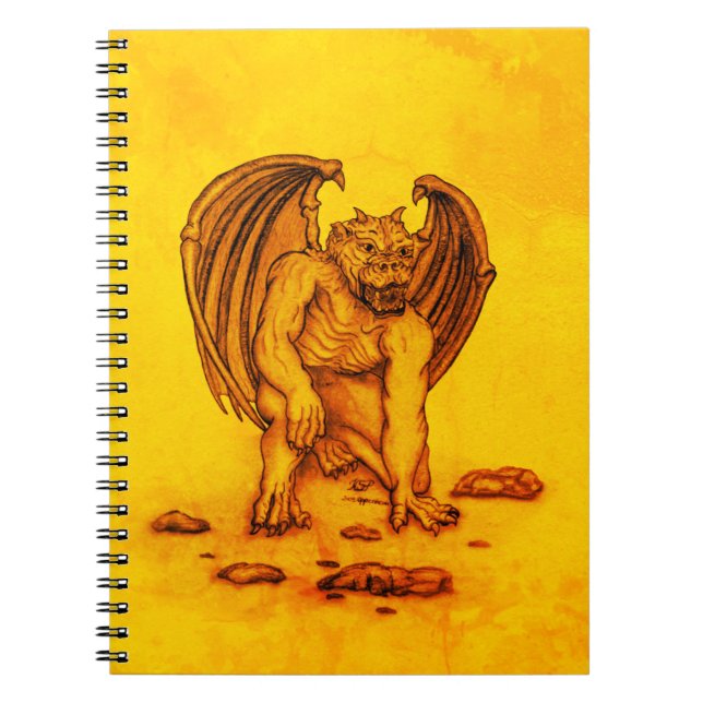 Golem Gargoyle Notebook (Front)