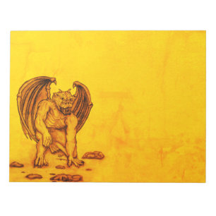 Golem Gargoyle Notepad