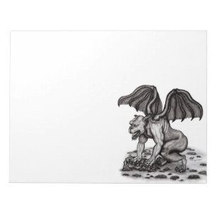 Golem Gargoyle Notepad