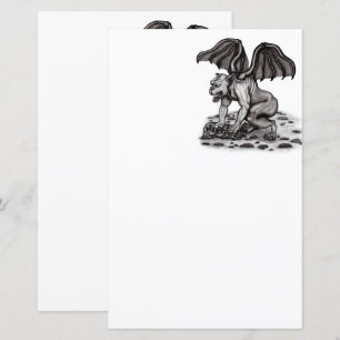 Golem Gargoyle Paper Sheet