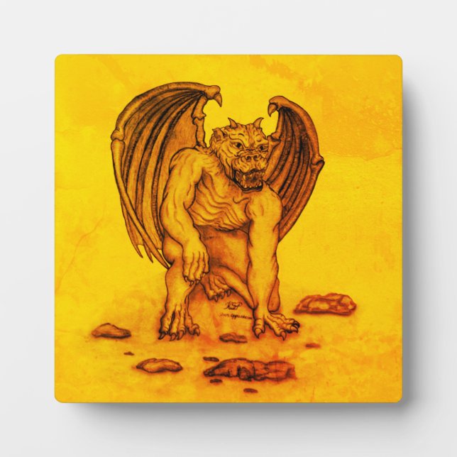 Golem Gargoyle Plaque (Front)