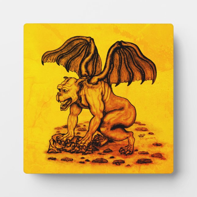 Golem Gargoyle Plaque (Front)