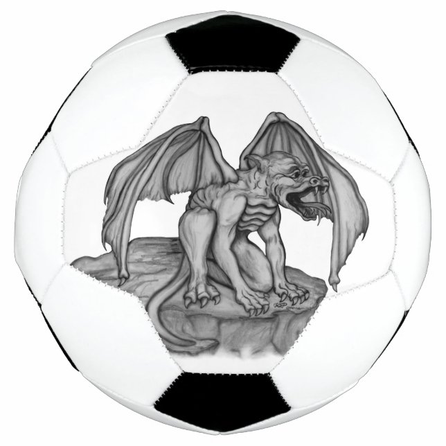 Golem Gargoyle Soccer Ball (Front)