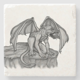 Golem Gargoyle Stone Coaster
