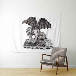 Golem Gargoyle Tapestry