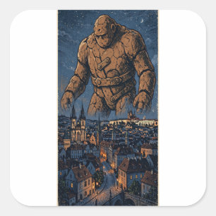 Golem of Prague Sticker